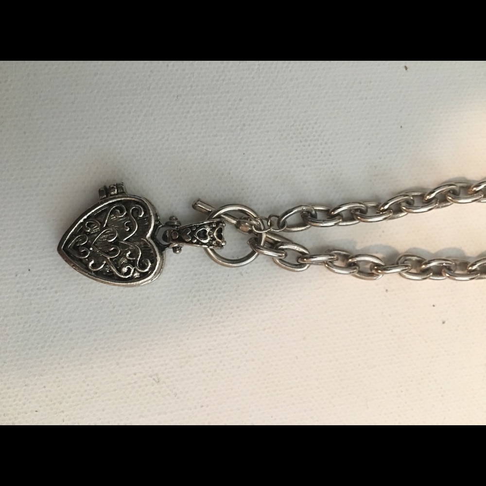 Vintage Silver heart bracelet